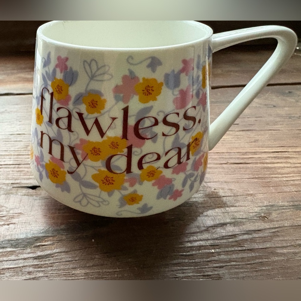 Flawless My Dear Netflix Bridgerton floral fancy tea cup, coffee mug